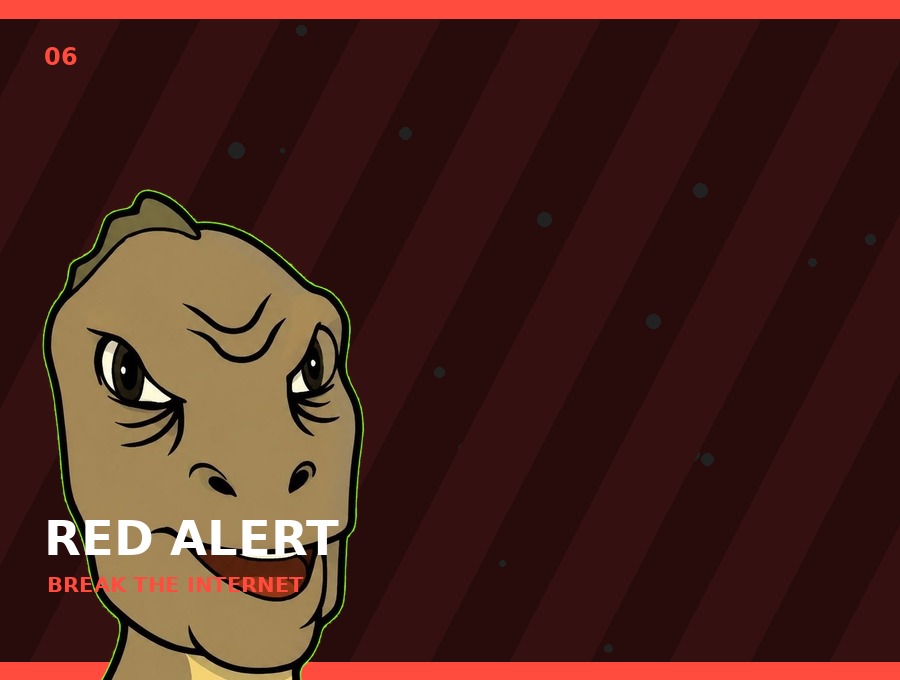 YEE Red Alert derivative scene